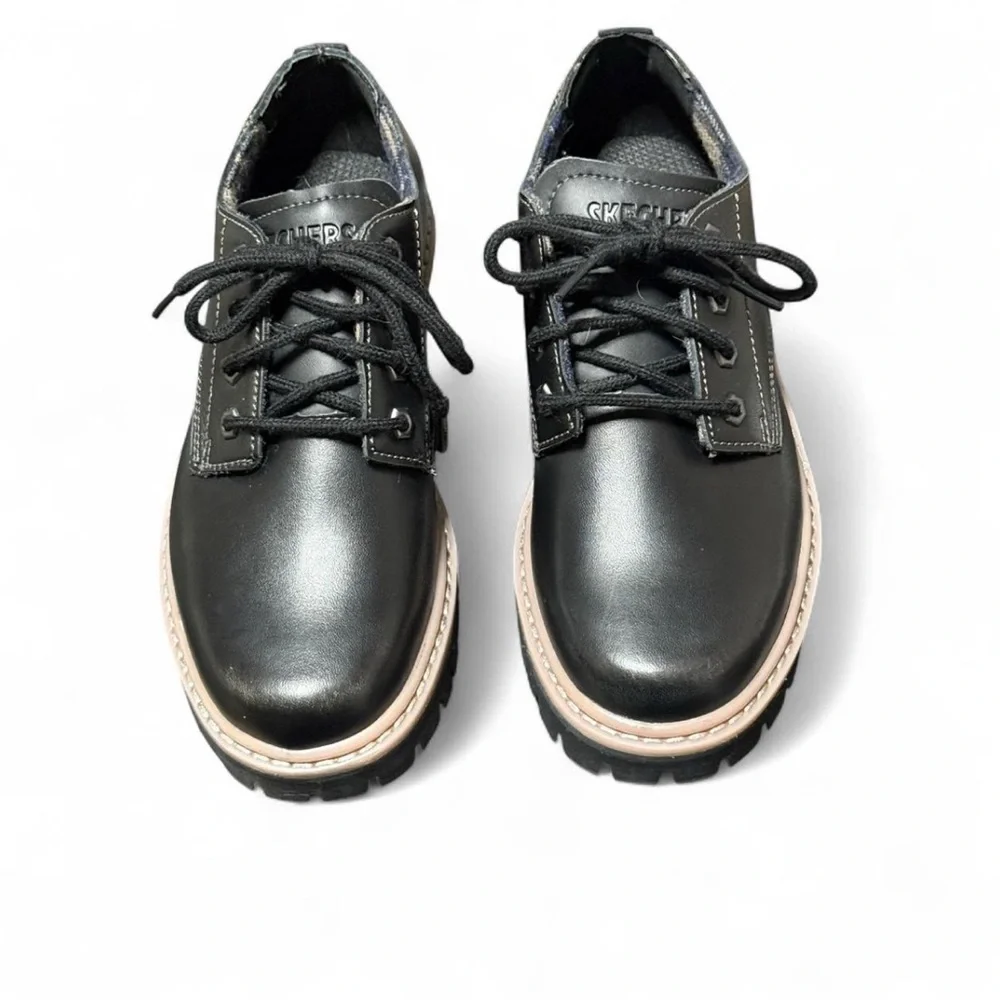 Skechers Women’s Authentics-Little Bolt Oxford Size 7